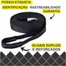 Cinta Fita para Reboque 5 Ton X 4 Mts com Duas Manilhas 1/2" Black Edition - 4x4 Off Road Trilhas - 6