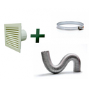 Ver imagem 1 de Kit p/Instalação Coifa Grelha Retorno 150 mm + Duto Semi 5m