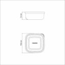 Ver imagem 2 de Pote Tramontina Freezinox Aço Inox Quadrado Tampa Plástica 19cm 2,1l Tramontina
