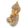 Buda Baby Bebê Orando Baby Buda Brilhante Estatueta 8 Cm - 4