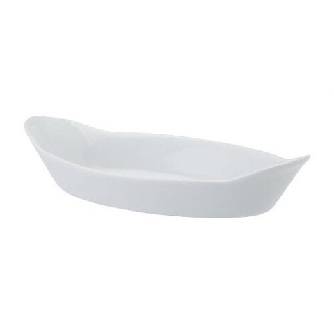 Travessa Oval Alça 20 Linha Calorama Branco Porcelana Schmidt