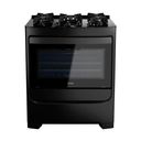 Ver imagem 1 de Fogão Consul 5 Bocas Preto com Mesa de Vidro e Grades Individuais de Ferro Fundido - Cfs5Vae