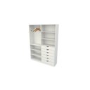 Ver imagem 3 de Armário Arara Gaveta Verônica M4 100% Mdf Roupeiro Closet