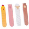Kit 4 Lixas Aparadoras de Unhas para Bebê Infantil Animais Fazendinha Buba Coloridas - 6