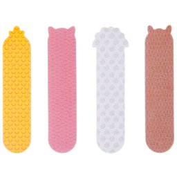 Kit 4 Lixas Aparadoras de Unhas para Bebê Infantil Animais Fazendinha Buba Coloridas - 4