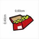 Ver imagem 2 de Tapete Decorativo Caixa de Dolar no Formato para Decoração.