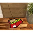 Ver imagem 1 de Tapete Decorativo Caixa de Dolar no Formato para Decoração.