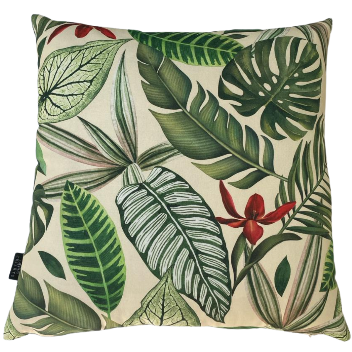 Almofada Cheia Waterhavana Impermeável Área Externa Folhas Verdes 43cmx43cm - 3