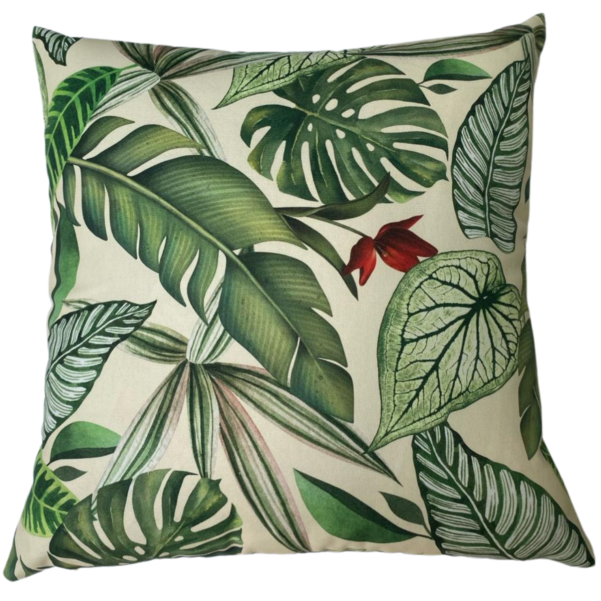 Almofada Cheia Waterhavana Impermeável Área Externa Folhas Verdes 43cmx43cm - 4