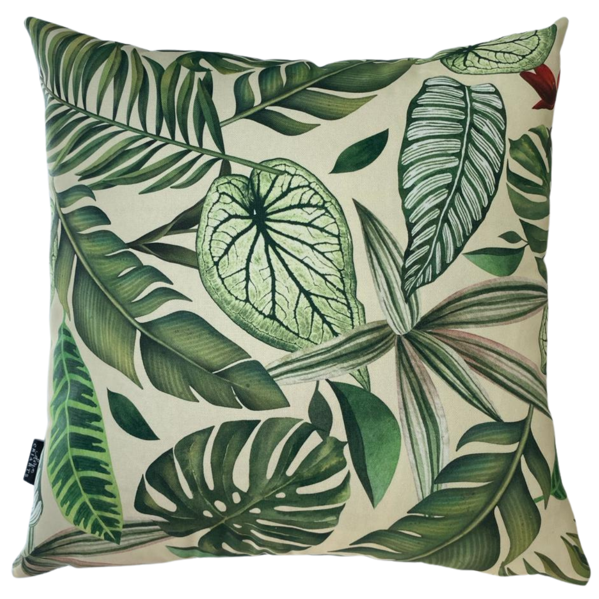 Almofada Cheia Waterhavana Impermeável Área Externa Folhas Verdes 43cmx43cm - 6