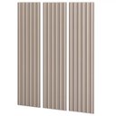 Ver imagem 3 de Painel Ripado de Madeira para Sala Quarto 134x183cm Bairon D03 Fendi - Lyam Decor