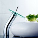 Ver imagem 5 de Torneira Vidro Redondo com Misturador Monocomando Cascata Alta