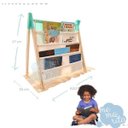 Ver imagem 3 de Prateleirinha para Livros Infantil Montessori Verde