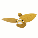 Ver imagem 1 de Ventilador de Teto Natuvent Dahlia Led 3 Pás Madeira Freijó 3000k Branco Quente, Luz Amarela 127v