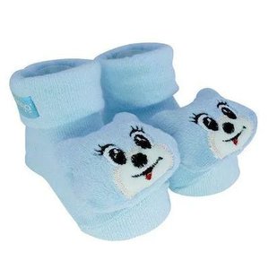 Pantufas com Chocalhos Clingo gatinho Azul