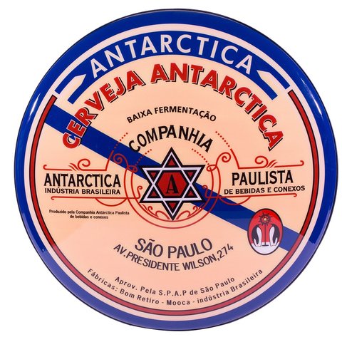 Luminoso de Parede Cerveja Antarctica Paulista para Bar, Garagem, Churrasqueira, Espaço Gourmet