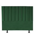 Ver imagem 2 de Kit Cabeceira e Calçadeira Baú King 195cm Cancun Courino Verde - D A DECOR