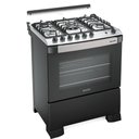 Ver imagem 2 de Fogão Mueller 5 Bocas Decorato Gourmet Preto Fosco com Timer e Tripla Chama Preto Fosco Bivolt