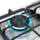 Ver imagem 5 de Fogão Mueller 5 Bocas Decorato Gourmet Preto Fosco com Timer e Tripla Chama Preto Fosco Bivolt