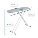 Ver imagem 2 de Tábua de Passar Roupa Extra Forte Metalizado em Aço com Suporte para Ferro 2001 Mix Plus