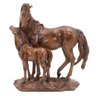 Decoração Escultura Estátua Cavalo Família Ornamento Estatueta Resina - 1
