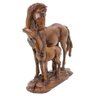 Decoração Escultura Estátua Cavalo Família Ornamento Estatueta Resina - 3