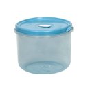 Ver imagem 1 de Pote Redondo 14cm de Altura para Micro-ondas e Freezer com Válvula 3l - Linha Wave Plasvale Azul