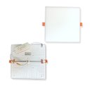 Ver imagem 3 de Painel Plafon Quadrado Borda Infinita Embutir 24w Luz Branca