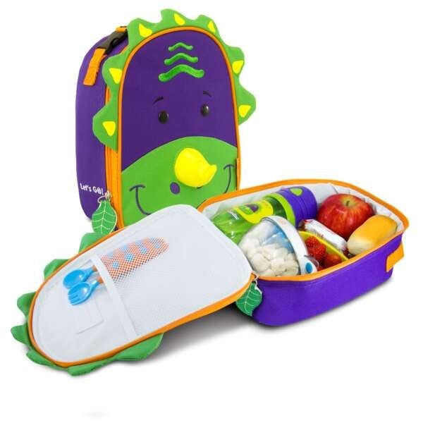 Kit Mochila, Lancheira E Copo Anti. Dinossauro Comtac Kids - 10