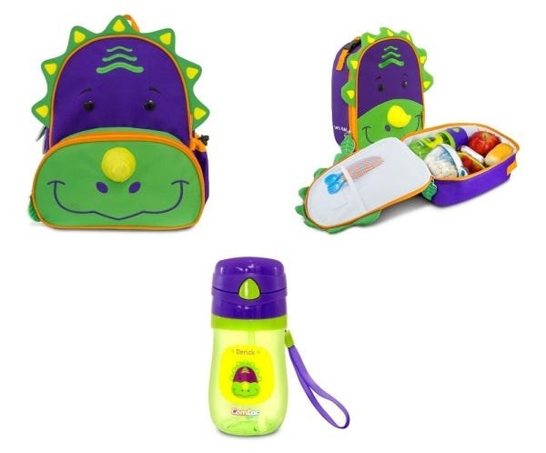 Kit Mochila, Lancheira E Copo Anti. Dinossauro Comtac Kids - 12