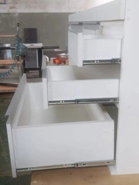 Gabinete para pia de cozinha 1,80m Donatello Évora e Branco 100% MDF 15mm - 6
