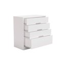 Ver imagem 6 de Guarda Roupa 2 Peças 1 Guarda Roupa + 1 Cômoda Qc105 Branco Qc12 Kappesberg