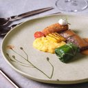 Ver imagem 2 de Jogo 4 Pratos Rasos Cerâmica 27cm Porto Brasil Campestre Stoneware Decorada