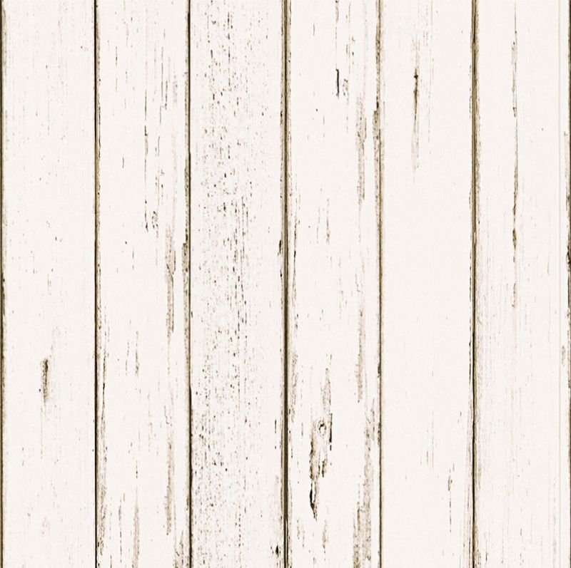 Papel de Parede Adesivo Ripa de Madeira Larga Vertical Clara Sala ...