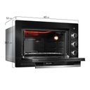 Ver mais imagens de Forno Elétrico de Embutir Mueller Preto 50 Litros Mfe50k 110v