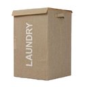 Ver imagem 2 de Cesto Organizador Dobravel Lavanderia 60 Litros Roupa Suja Banheiro Quarto Tampa