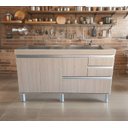 Ver imagem 1 de Gabinete para Pia de Cozinha 1,50m Michelangelo Cípres 100% Mdf 15mm