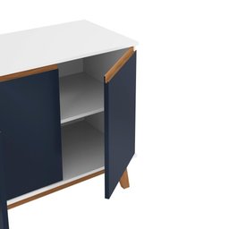 Aparador Kappesberg 4 Portas Branco/azul 156cm - 3