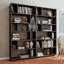 Ver imagem 1 de Estante para Livros 10 Prateleiras Preto Bke 261 - Brv