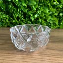 Ver imagem 3 de Conjunto 2 Bowls de Cristal Diamond Lyor 270ml para Frutas Petiscos Potinhos Decorativos