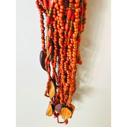 Colar Decorativo. Artesanato Amazonense. para Mesas de Centro, Mesa de Jantar, Aparadores, Nichos ou - 5
