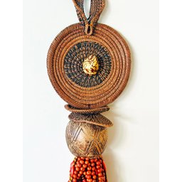 Colar Decorativo. Artesanato Amazonense. para Mesas de Centro, Mesa de Jantar, Aparadores, Nichos ou - 2