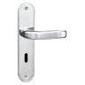 Fechadura Cromada Modelo Stilo para Porta Interna - Mgm - 1