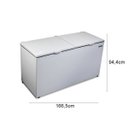 Ver imagem 2 de Freezer Horizontal com 2 Tampas Cega 546 Litros 220V - DA550B Metalfriob
