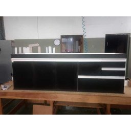 Gabinete para Pia de Cozinha 1,80m Michelangelo Preto Fosco 100% Mdf 15mm - 2