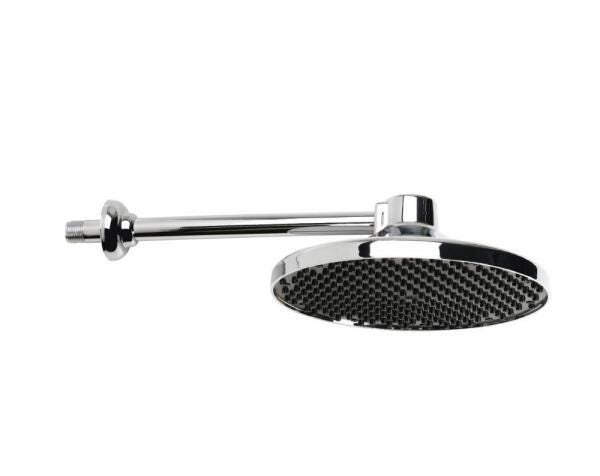 Chuveiro Frio Plástico Cromado 9" - Luconi, Opção: Cinza, Tamanho: 9" - 1