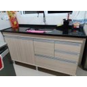 Ver mais imagens de Gabinete para Pia de Cozinha 1,50m Michelangelo Cípres 100% Mdf 15mm