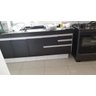 Gabinete para Pia de Cozinha 2m Michelangelo Preto Fosco 100% Mdf 15mm - 3