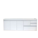 Ver imagem 3 de Gabinete para Pia de Cozinha 1,80m Donatello Branco Fosco 100% Mdf 15mm