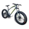 Bicicleta Fat Bike Aro 24 Pneus 4.0 Freios a Disco - Chumbo - 2